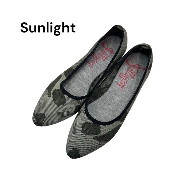 Jellypop Camouflage Champs Memory Foam Ballet flats Women SZ 8.5M  Pointed toe - Picture 1 of 11